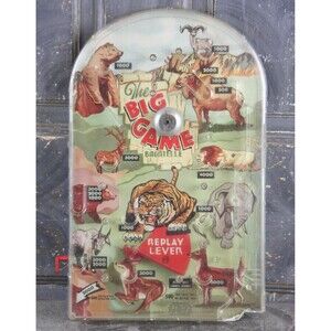 Adorable The Big Game Bagatelle Toy Pinball Game, for display only